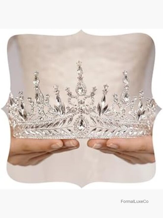 Rhinestone Crystal Wedding Tiara Crown for Bride Costume Photography Party main image 6
